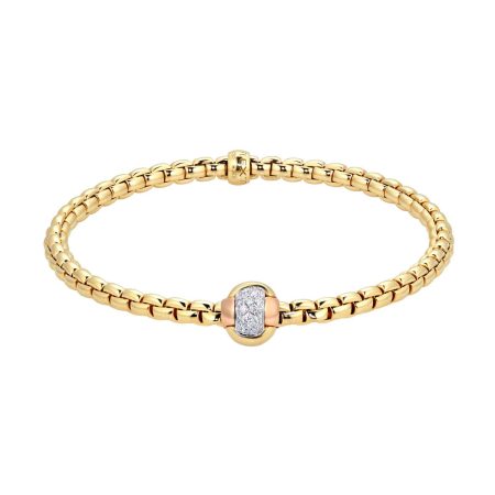 18ct Yellow Gold Eka Tiny Diamond Bracelet